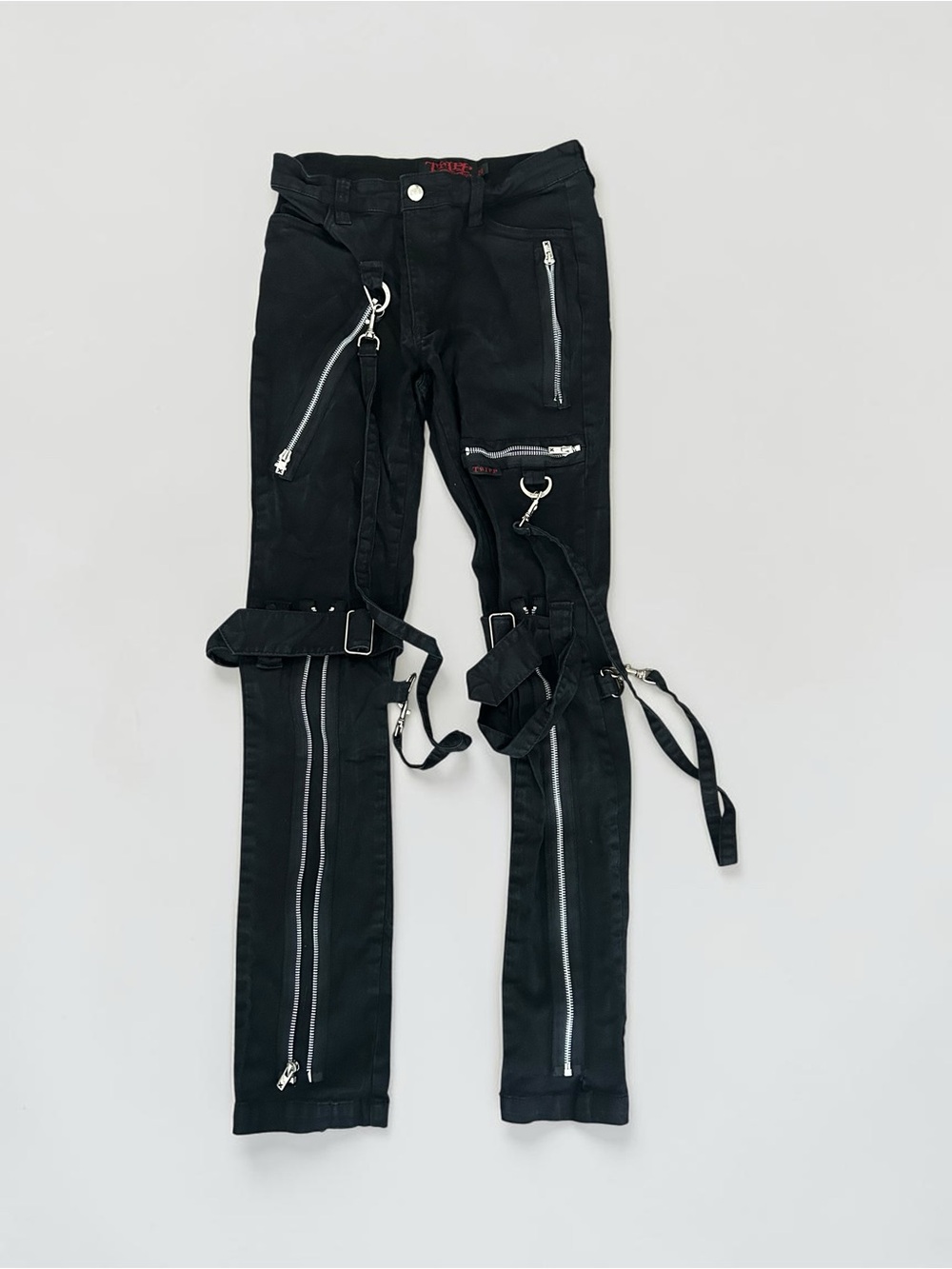 Tripp NYC Daang Goodman Black Bondage Pants Size 28